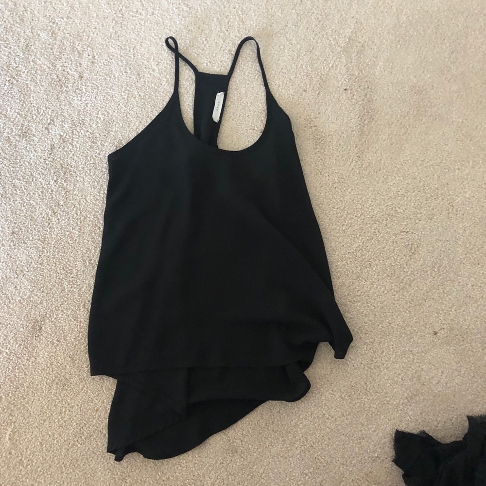 Black tank top